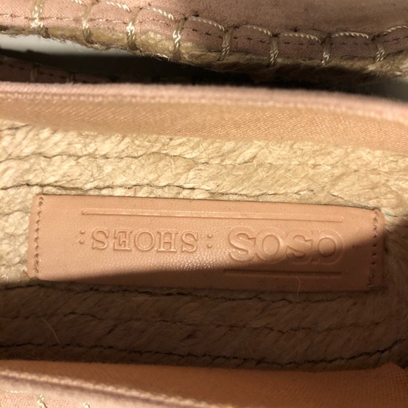 ASOS NEVER WORN Blush and Gold Espadrilles - Picture 7 of 8